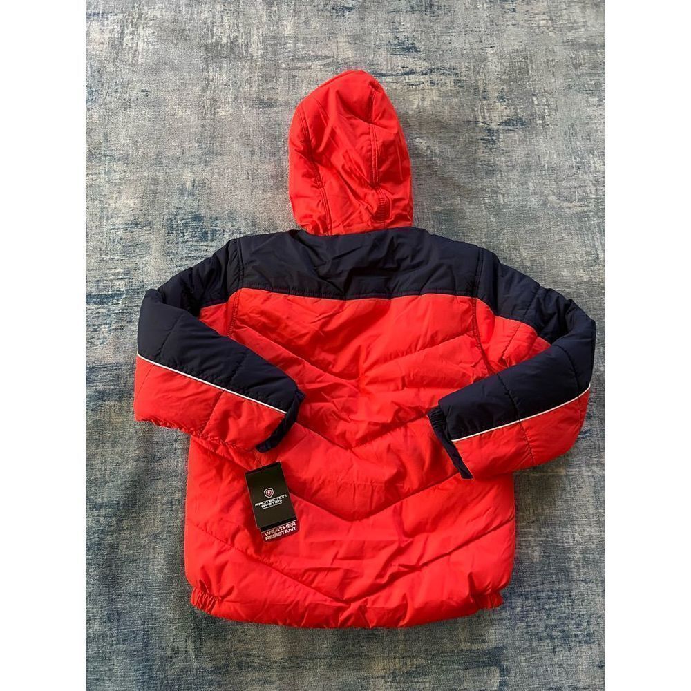 NWT! Protection System Quilted Color Block Hooded Bubble Jacket 14 / 16 - Picture 2 of 8